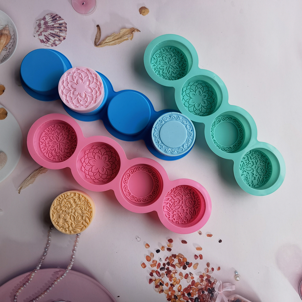 Soap Making Lye - 3D Handmade Silicone Soap Mold 4