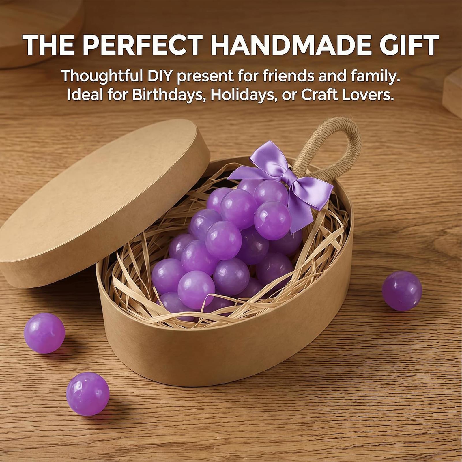 Soap Making Lye - Grape Soap Mold Easy-Release Food-Grade Craft