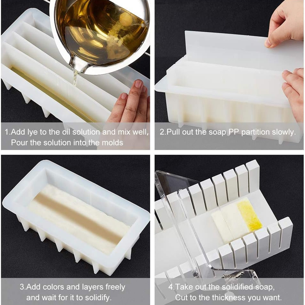42oz Silicone Soap Mold with 5 - Soap Making Books บทวิจารณ์และราคา