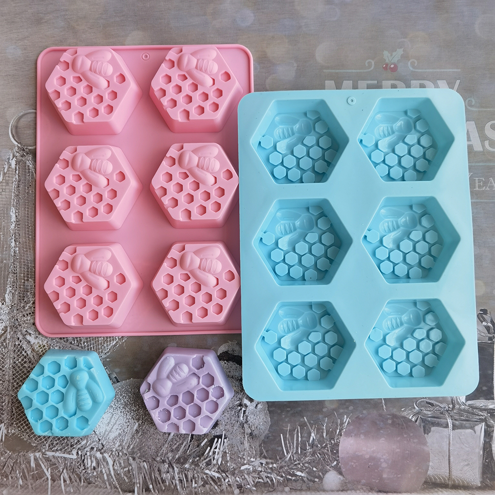 Silicone Hexagonal Bee Soap Mo - Soap Making Lye บทวิจารณ์และราคา