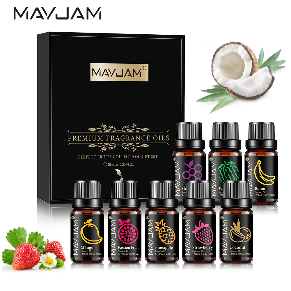 MAYJAM Fragrance Oils Set 8pcs - Soap Making Books บทวิจารณ์และราคา