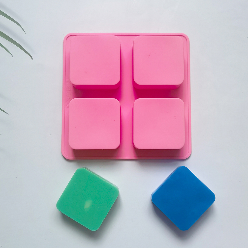 Handmade 4 Holes Square Silico - Soap Making Lye บทวิจารณ์และราคา