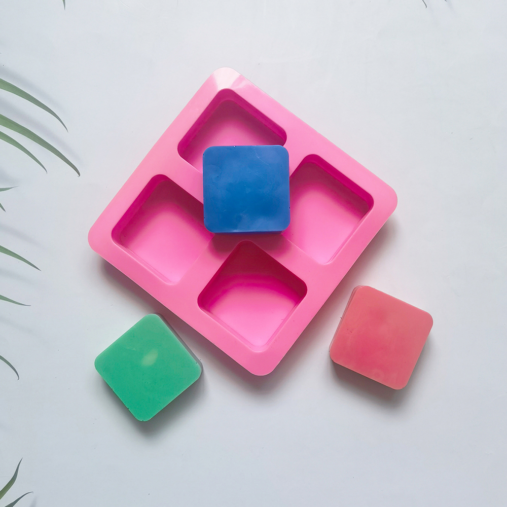 Handmade 4 Holes Square Silico - Soap Making Lye บทวิจารณ์และราคา