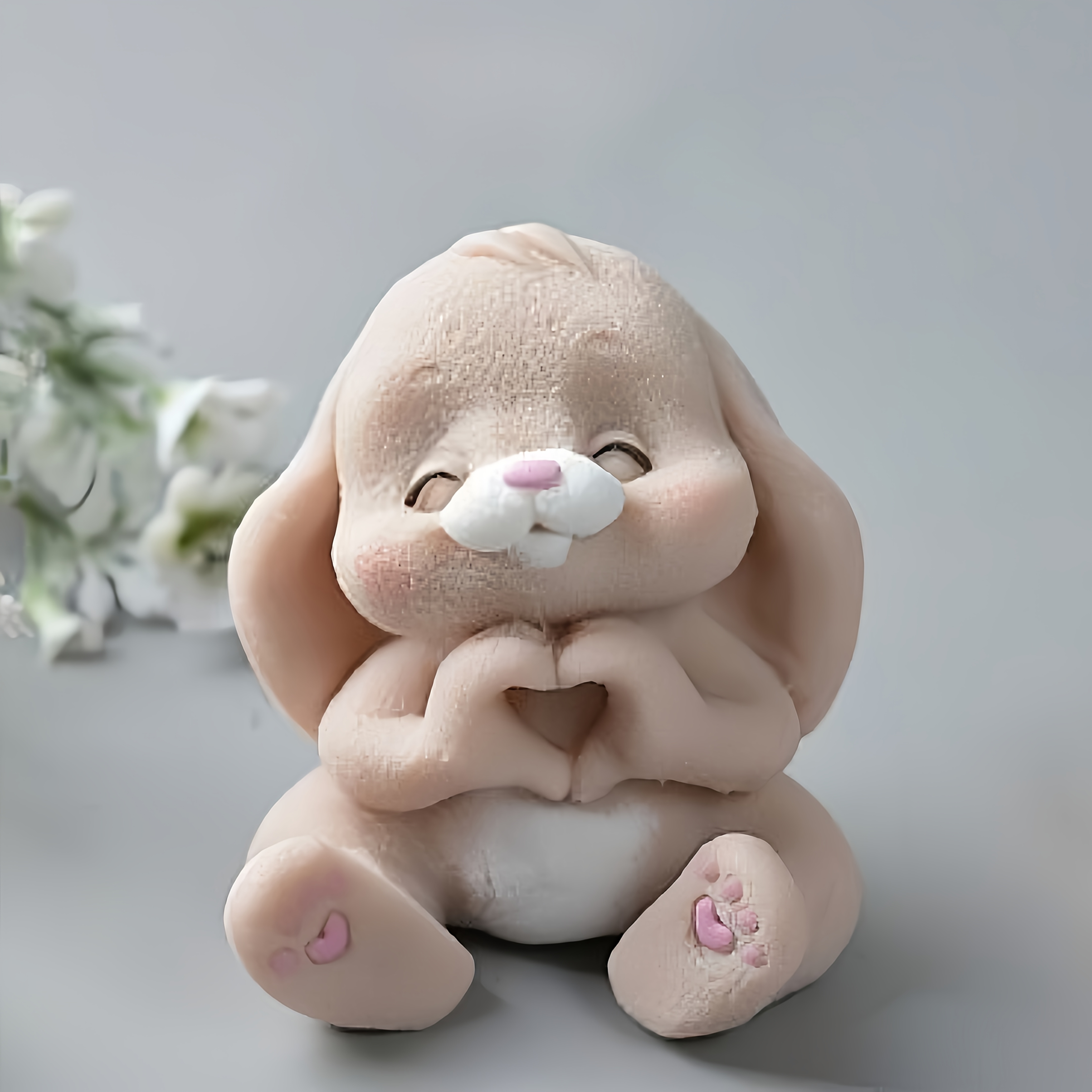 1pc Adorable Rabbit Resin Sili - Soap Making Lye บทวิจารณ์และราคา