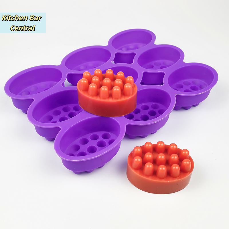 【3d Silicone Soap Mold Massage - Soap Making Lye บทวิจารณ์และราคา