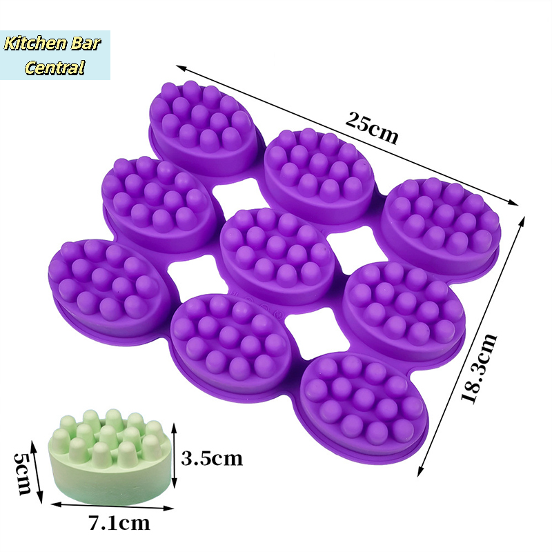 【3d Silicone Soap Mold Massage - Soap Making Lye บทวิจารณ์และราคา