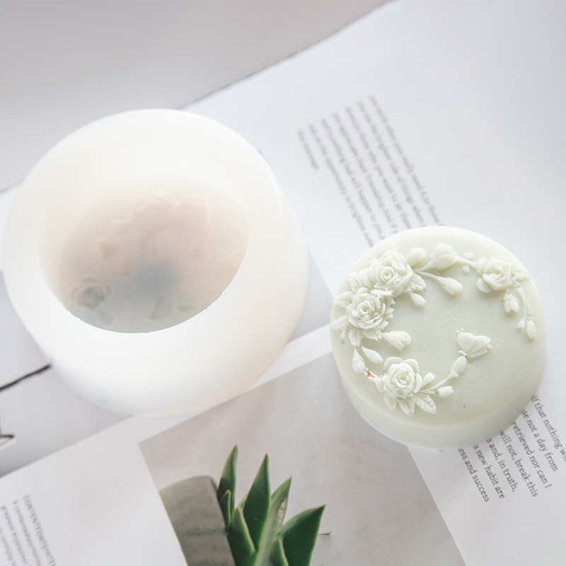 Round Shape Rose Flower Handma - Soap Making Books บทวิจารณ์และราคา