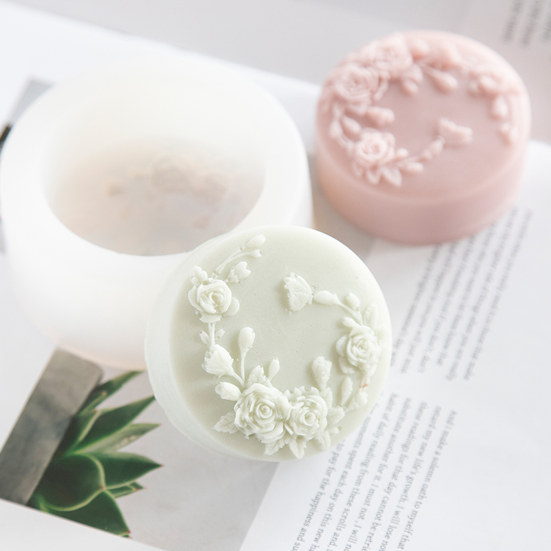 Round Shape Rose Flower Handma - Soap Making Books บทวิจารณ์และราคา