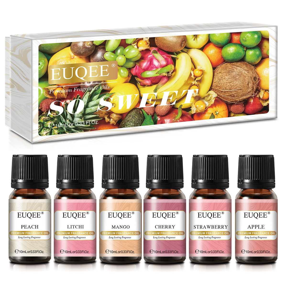 EUQEE 6pcs Fragrance Oils Set  - Soap Making Books บทวิจารณ์และราคา