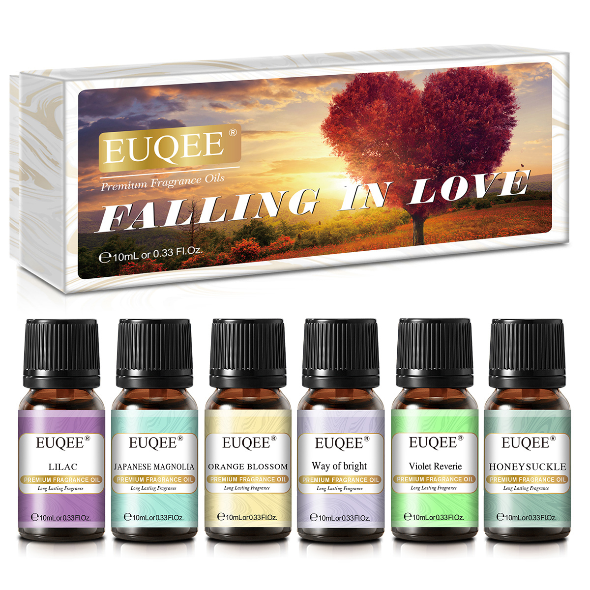 EUQEE 6pcs Fragrance Oils Set  - Soap Making Books บทวิจารณ์และราคา