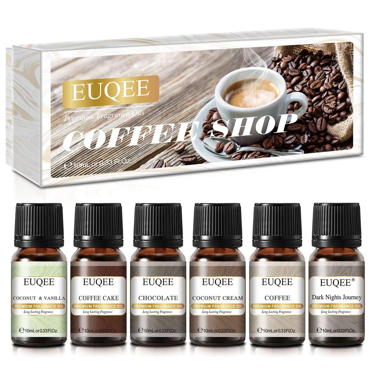 EUQEE 6pcs Fragrance Oils Set  - Soap Making Books บทวิจารณ์และราคา