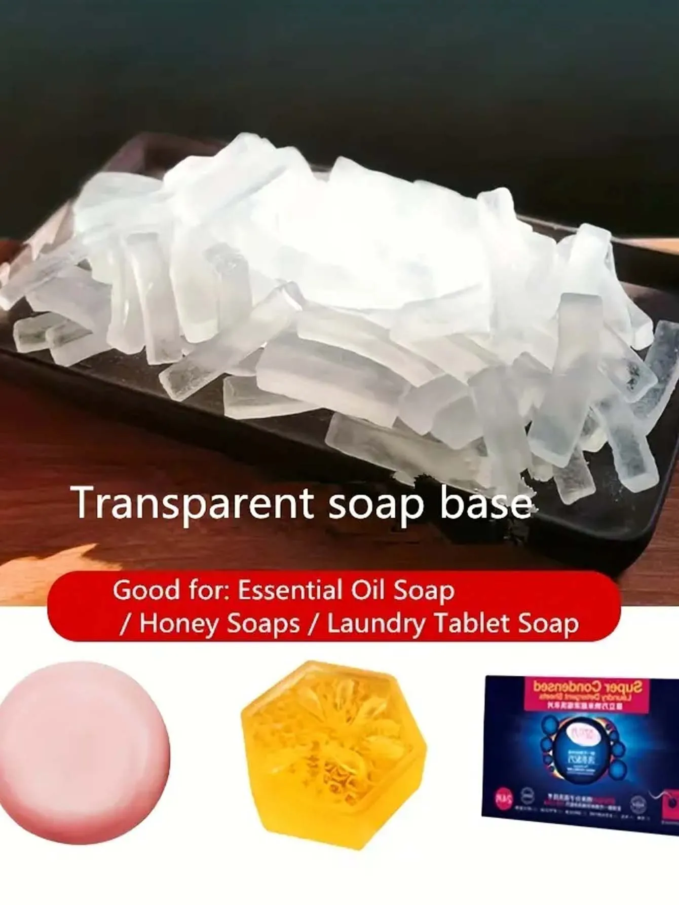 DIY Base Soap 1 Bag of Clear S - Soap Making Kit Organic บทวิจารณ์และราคา