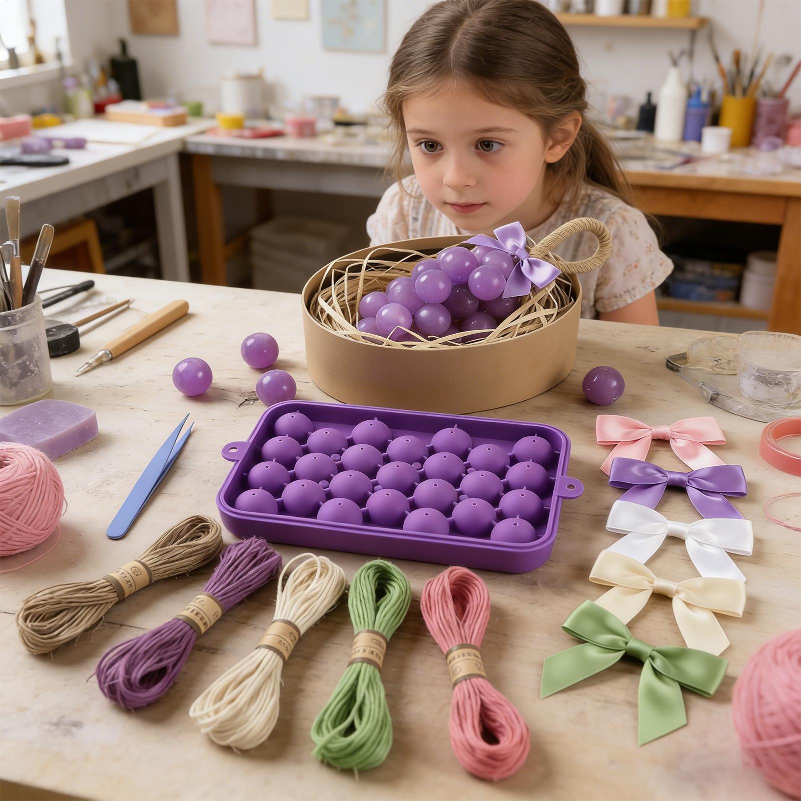 Grape Soap Mold Easy-Release F - Soap Making Lye บทวิจารณ์และราคา