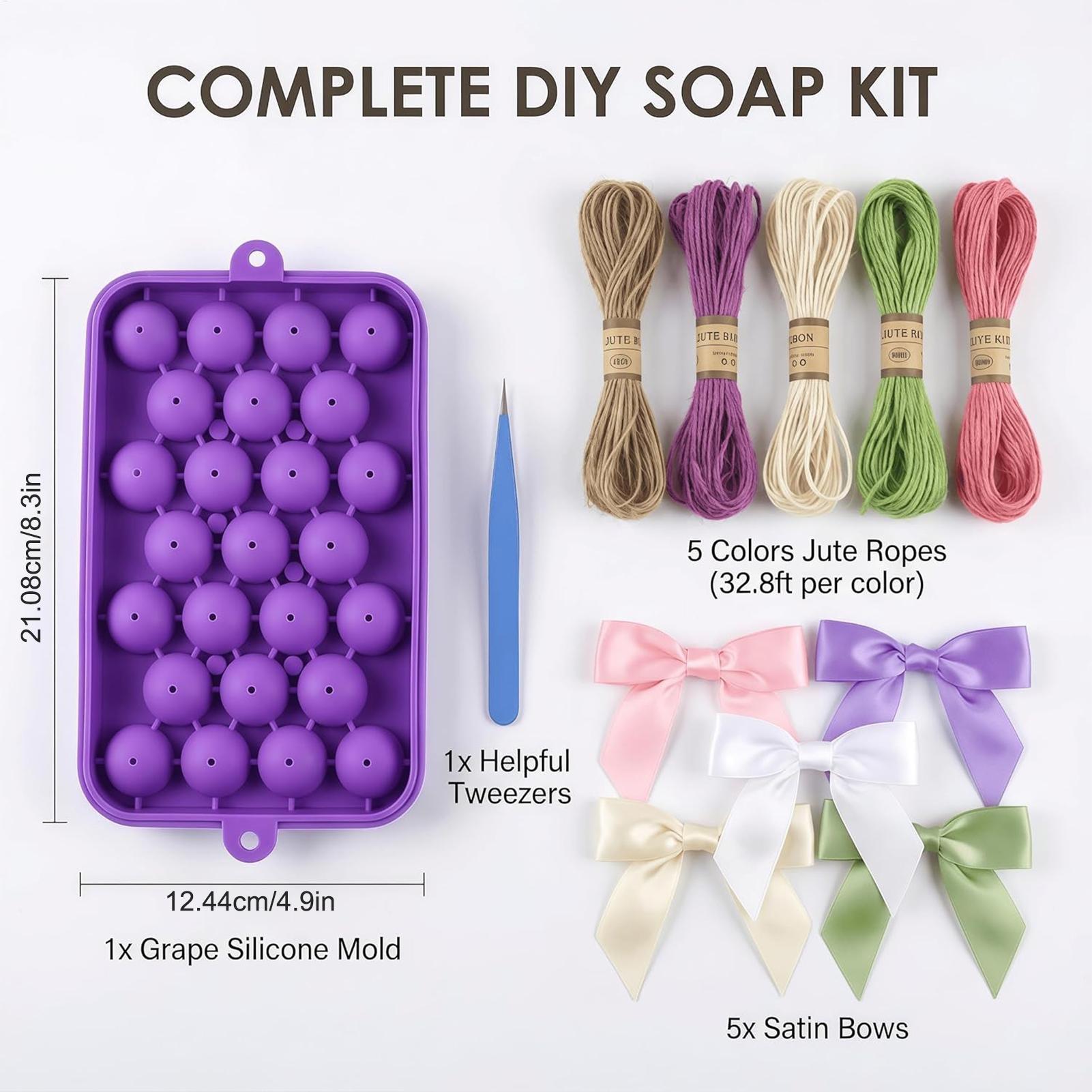 Grape Soap Mold Easy-Release F - Soap Making Lye บทวิจารณ์และราคา