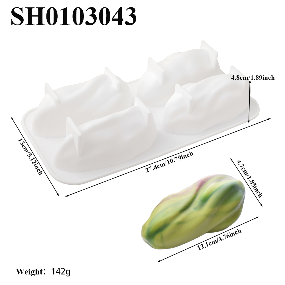 4 or 9-Cell Pistachio Design S - Soap Making Lye บทวิจารณ์และราคา