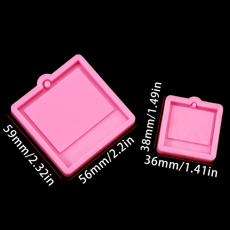 Photo Frame Epoxy Resin Keycha - Soap Making Lye บทวิจารณ์และราคา