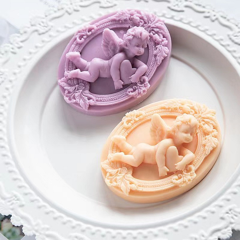 3D Angel Kids Shaped Silicone  - Soap Making Lye บทวิจารณ์และราคา