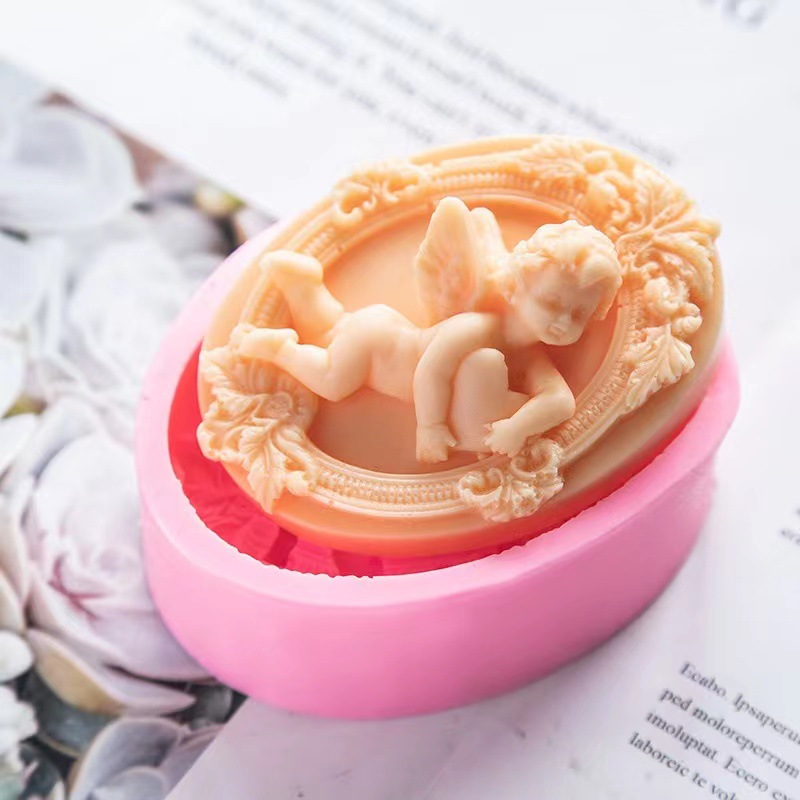 3D Angel Kids Shaped Silicone  - Soap Making Lye บทวิจารณ์และราคา