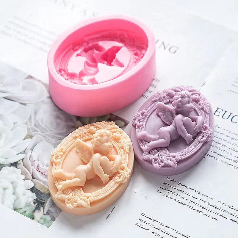 3D Angel Kids Shaped Silicone  - Soap Making Lye บทวิจารณ์และราคา