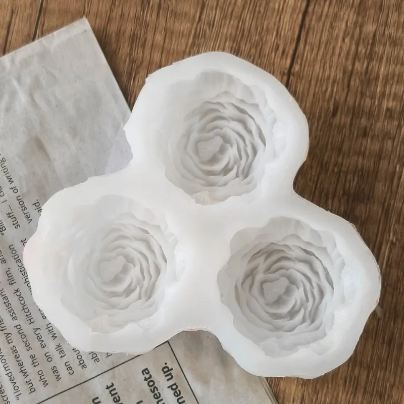 Peony Flower Candle Silicone M - Soap Making Lye บทวิจารณ์และราคา