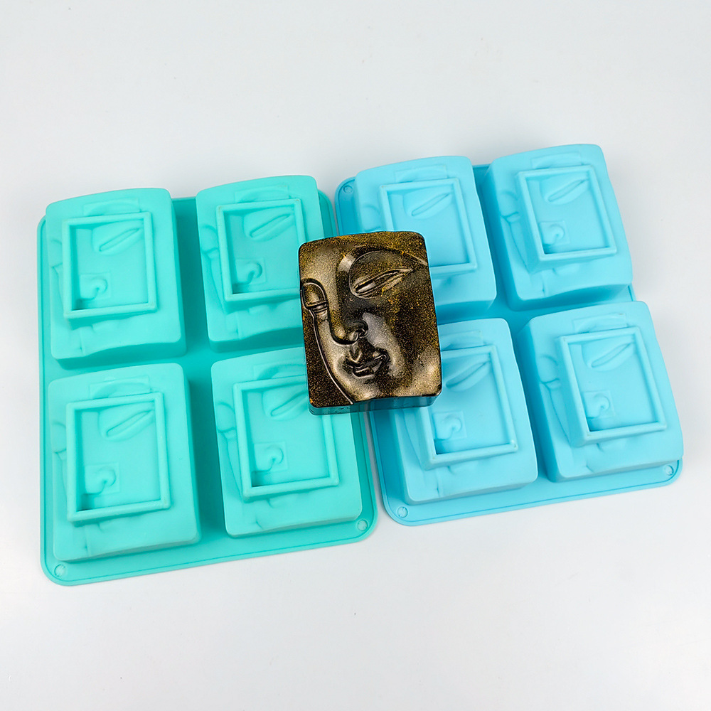 4 Holes Buddha Portrait Soap M - Soap Making Lye บทวิจารณ์และราคา
